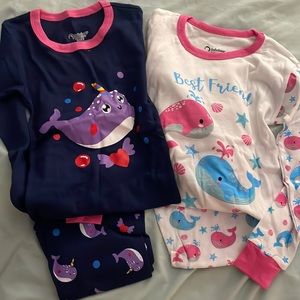 Kids long sleeve pajama sets.
